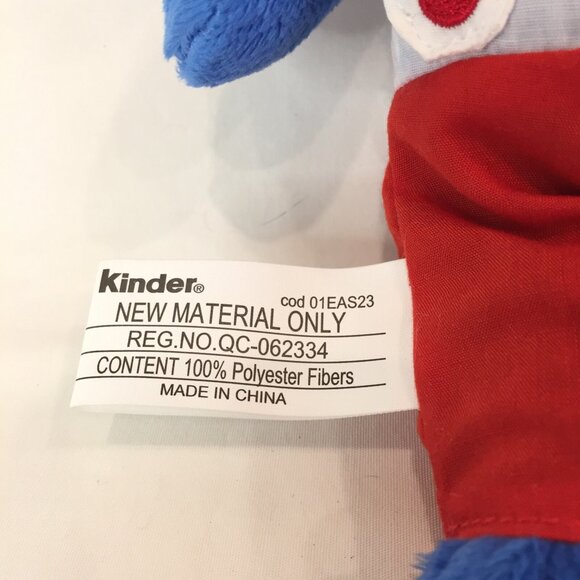 2 Ferrero Kinder Surprise Bunny Rabbit & Polar Bear Plush Animal Stuffed Toys - Picture 7 of 13